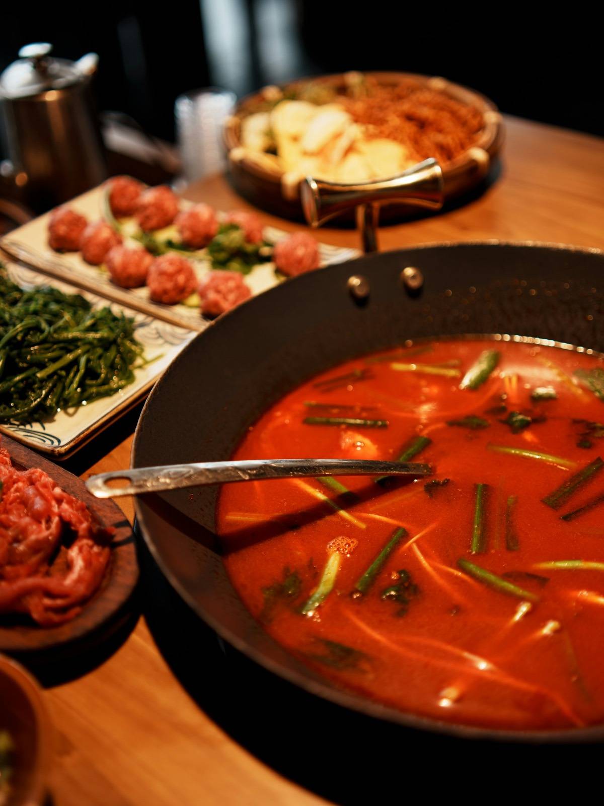 Chongqing hotpot with red broth