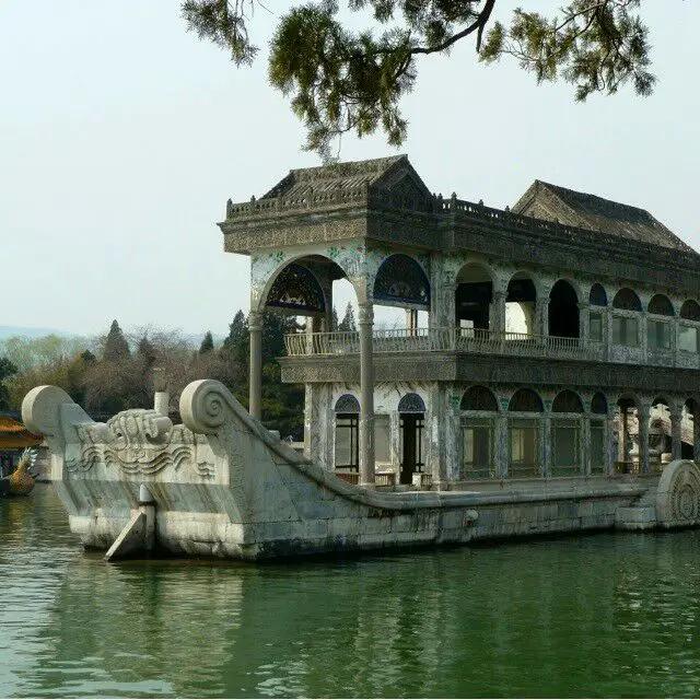 Marble Boat At The Summer Palace, Beijing