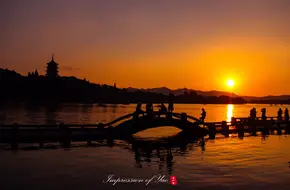 Yuanmingyuan Ruins - Leifeng Sunset
