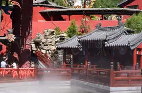 White Waterfall Temple