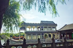Marble Boat At The Summer Palace, Beijing
