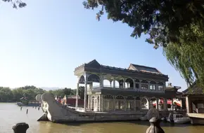 Marble Boat At The Summer Palace, Beijing