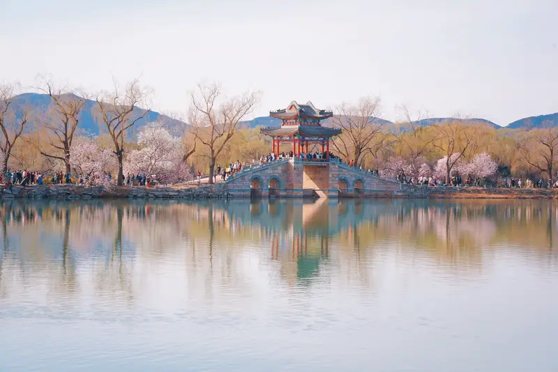 The West Causeway Of The Summer Palace
