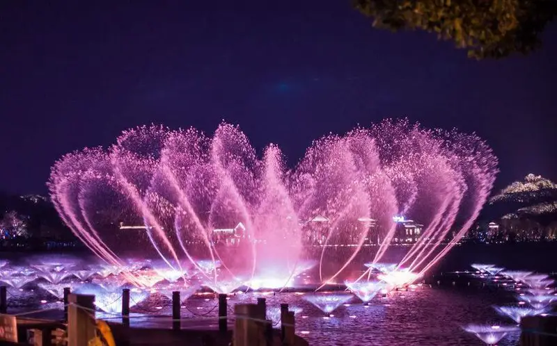 West Lake Scenic Area Musical Fountain