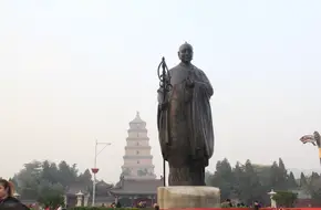 Bronze Statue Of Master Xuanzang
