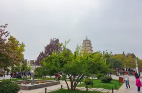 Giant Wild Goose Pagoda North Square