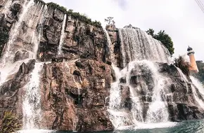 Daxia Valley Waterfall