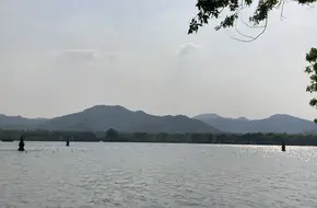 Three Pools Mirroring The Moon Huagang Fish Viewing Dock