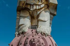 Giant Golden Eagle Sculpture