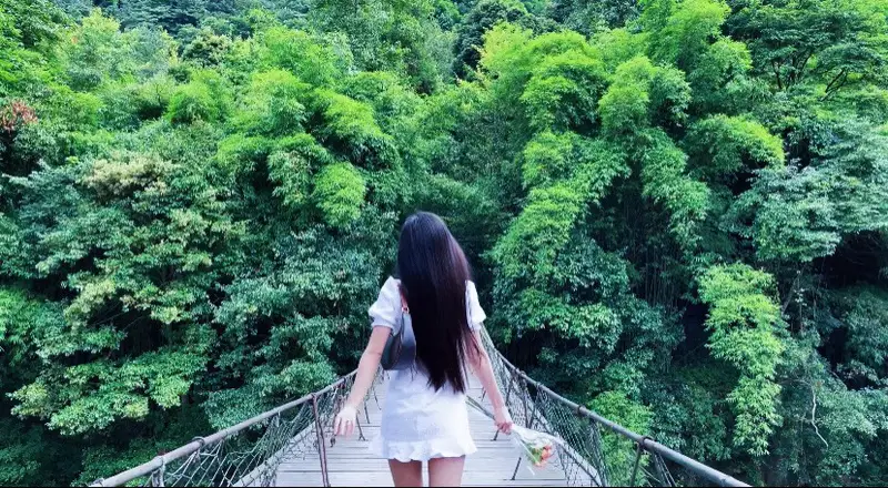 Qingcheng Mountain Suspension Bridge