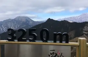 Elevation 3250 Meters Monument