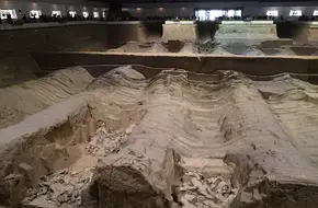 No.2 Pit Exhibition Hall Of Qin Terracotta Warriors And Horses