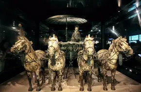 Bronze Chariot And Horse Of Qinling