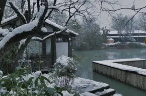 Autumn Snow Abbey