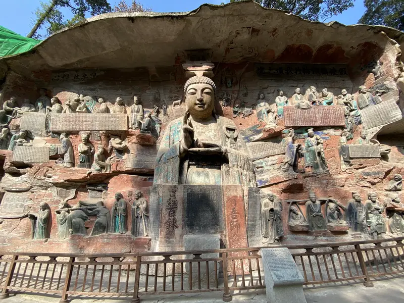Baoding Mountain Stone Carvings