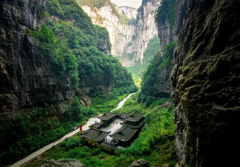 Three Natural Bridges Wulong County