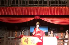 Colorful Pavilion Embroidered Ball Toss