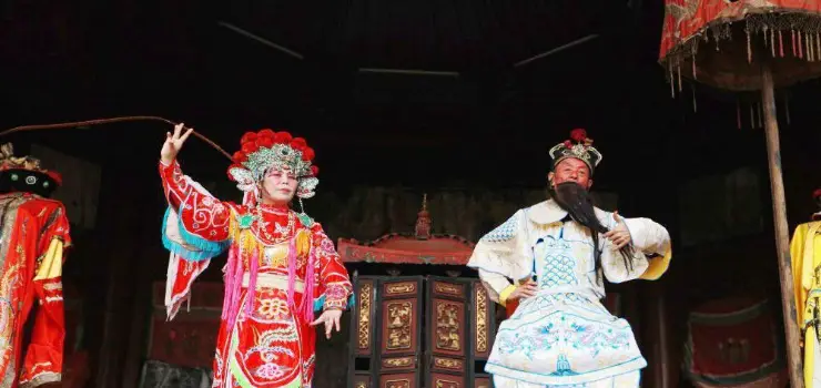 Xingping Ancient Town - Wusheng Palace & Ancient Opera Stage