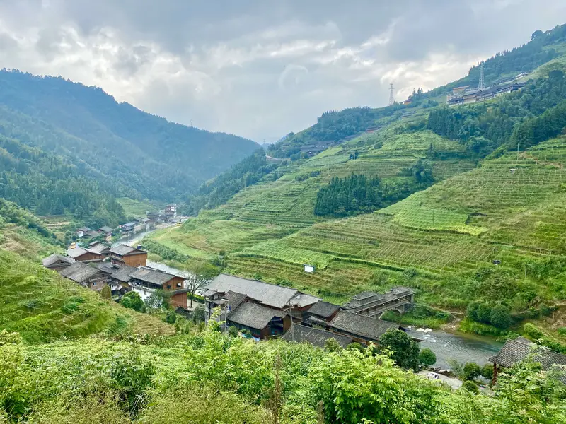 Longji Rice Terraces Scenic Area - Jinzhu Zhuang Village