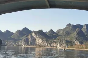 Li River Bamboo Raft Section At Caoping