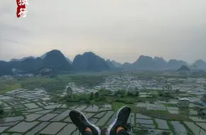 Huixian Mudong Maojia Village Wetland Ancient Willow Canal Dragon Head Mountain