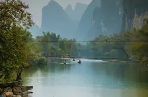 Camel Crossing The River