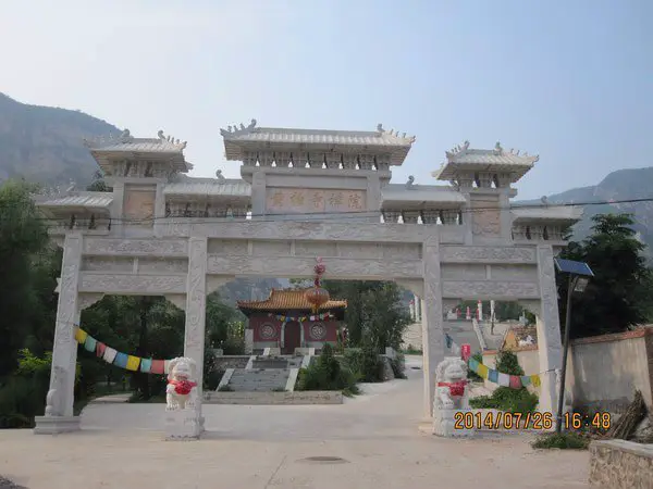 Huangbai Temple Zen Courtyard