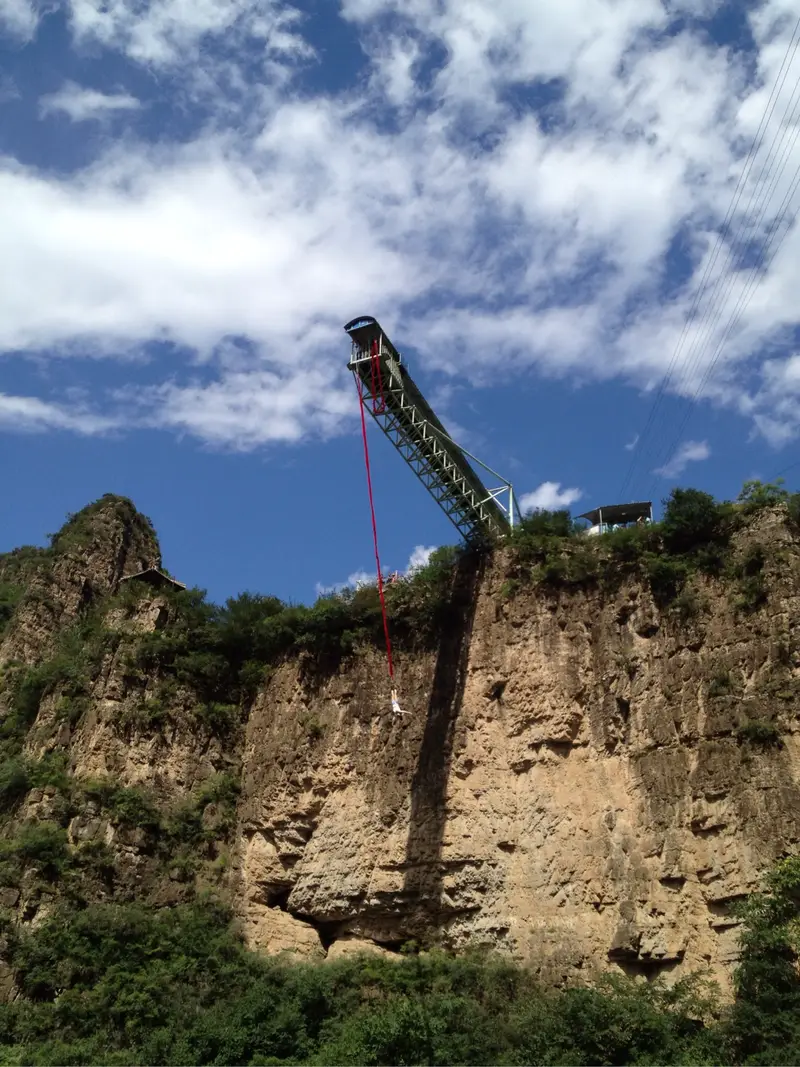Stone Bear Leaping Cliff
