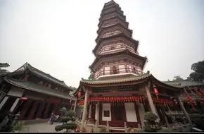 Flower Pagoda Of Six Banyan Temple