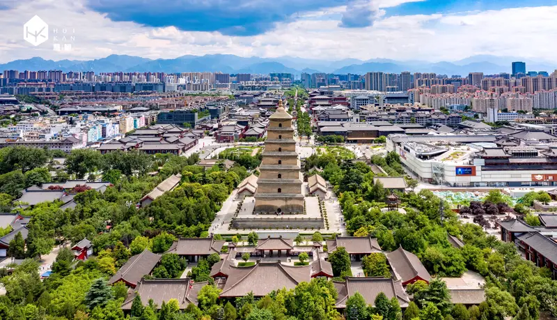 Giant Wild Goose Pagoda South Square
