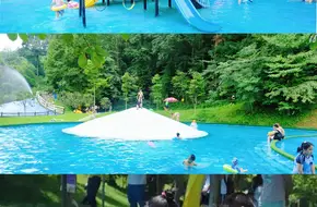 Colorful Mountain Water Slide
