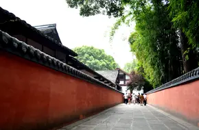 Du Fu Cottage - Flower Path