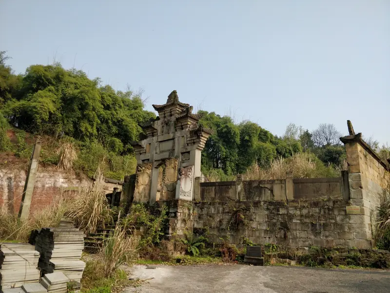 Wang Family Mausoleum Stone Carving Architectural Complex