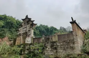 Wang Family Mausoleum Stone Carving Architectural Complex